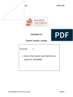 Numarical Methods 2nd Lab Matlab