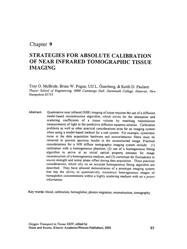 Mcbride 2003 PDF Medical Imaging Absorption Spectroscopy