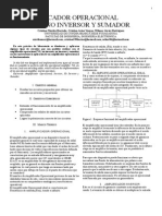 AMPLIFICADOR OPERACIONAL