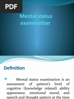 Mental Status Examination