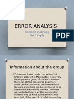 Error Analysis