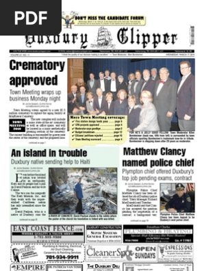 Duxbury Clipper 10 17 03 Nature