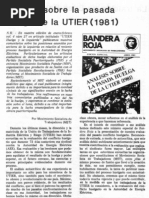 Análisis Del MST de La Huelga de La Utier de 1981