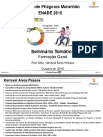 Seminário Temático Formação Geral ENADE 2015