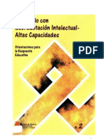 Alumnado Con Superdotación Intelectual - Altas Capacidades - Orientaciones para La Respuesta Educativa