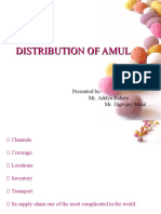 Distribution of Amul