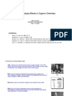 Kinetic Isotope Effect in Organic Chemistry