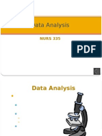 Data Analysis: NURS 335