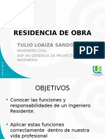 Residencia de Obra