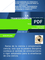 La Transdisciplinariedad