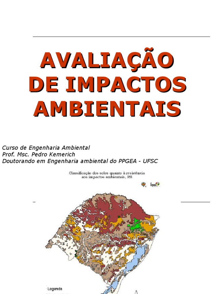 Enem Com O Objetivo De Avaliar Os Impactos Ambientais