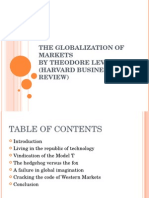 The Globalization of Markets PPT Final
