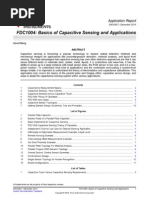 Basics of Capacitive Sensing