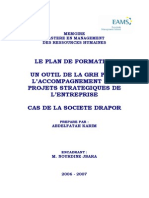 Plan Formation Outil GRH Projets Strategiques