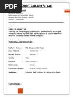 Curriculum Vitae: MD Samaruddin