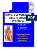 Protocol de Anestesia en Cirugía Cardiaca