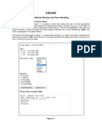 Lab 1 - JS Review - Form Handling