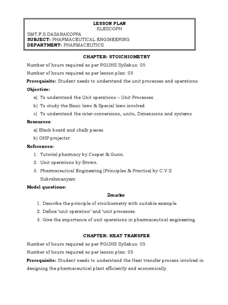 Pharmaceutical Engineering PDF Distillation Filtration