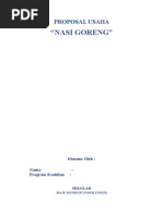 Download Proposal Nasi Goreng by irjan SN285704079 doc pdf