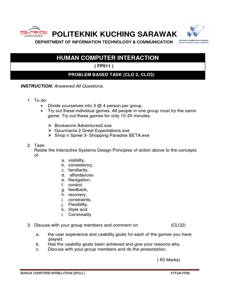 Evaluating User Experience in Games | PDF | Usability | Human–Computer ...
