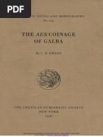 The 'Aes' Coinage of Galba / by C.M. Kraay