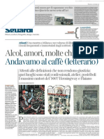 La morte dei caffé letterari - LA LETTURA 11.10.2015