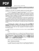 Portaria 345-2008 Formação
