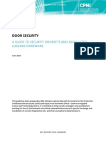 Security Doorsets Locking Hardware