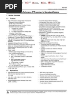 cc1120 Radio Transciever Datasheet