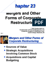 Mergers & Other Forms of Corporate Restructuring