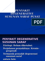 Penyakit Degenerasi Susunan Saraf Ppt