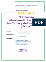 INFORME de Aminoacidos y Acido Fosforico