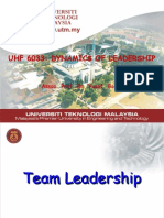Uhf 6033: Dynamics of Leadership: Assoc. Prof. Dr. Yusof Boon