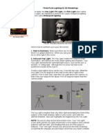 Three Point Lighting Tutorial