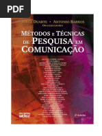 Métodos e Técnicas de Pesquisa Em Comunicação Jorge Duarte e Antônio Barros