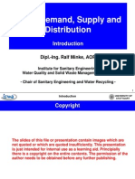 Water Demand and Supply Intro