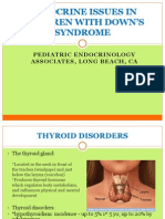 Endocrine Issues in Children With Down Syndrome