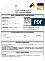 Sodium Lignosulfonate MSDS: Section 1: Chemical Product and Company Identification