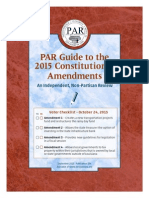 PAR Guide to Constitutional Amendments on 10/24/15 Ballot