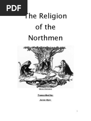 The Religion Of The Northman Saga Norse Mythology