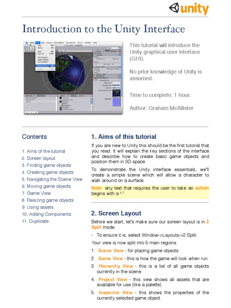 Unity 3D - GUI Essentials | PDF | Graphical User Interfaces | Cartesian ...