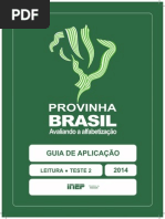 Provinha Brasil 2-2014 Guia Aplicacao Leitura