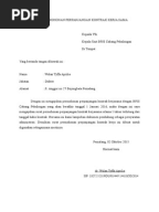 Perpanjangan Kontrak