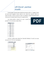 Excel - Proiect Info PT Afaceri