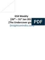 GS4 Weekly 26th 31st Jan 2015