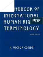 CONDE - A Handbook of International Human Rights Terminology