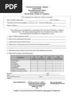 Recommendation Form