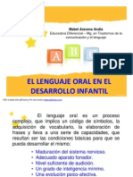 Lenguaje Oral y Desarrollo Infantil