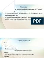 Types of Actuators and Transducers for Industrial Automation