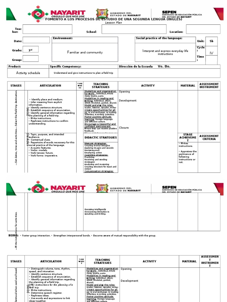 Second Language Study Plan: English | PDF | Verb | Reading (Process)